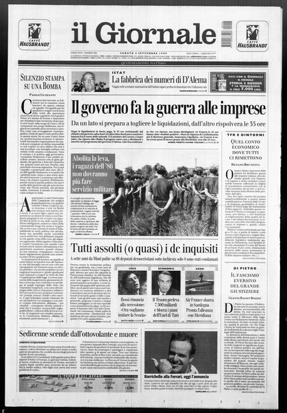 Il giornale : quotidiano del mattino